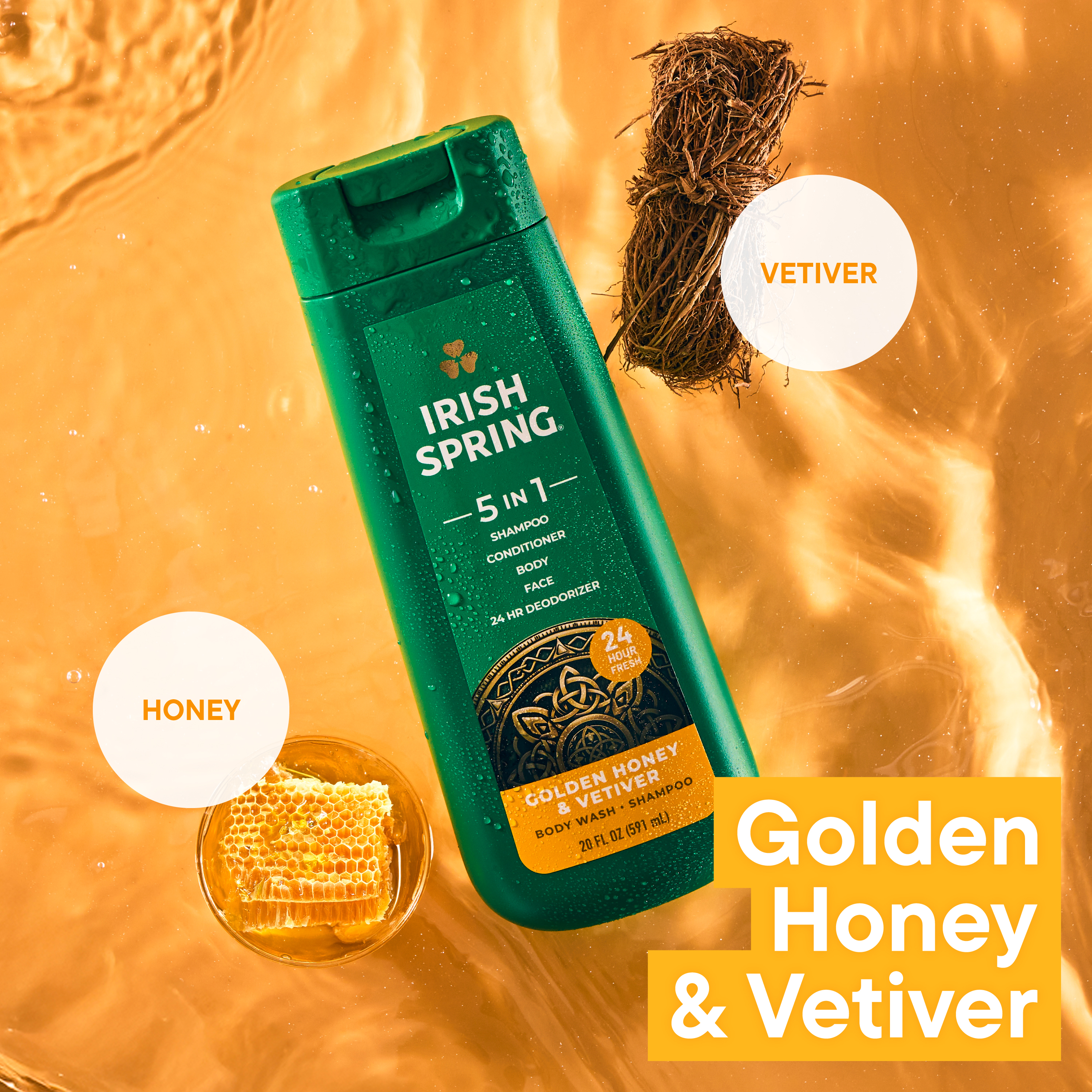 Irish Spring Golden Honey Body Wash PDP